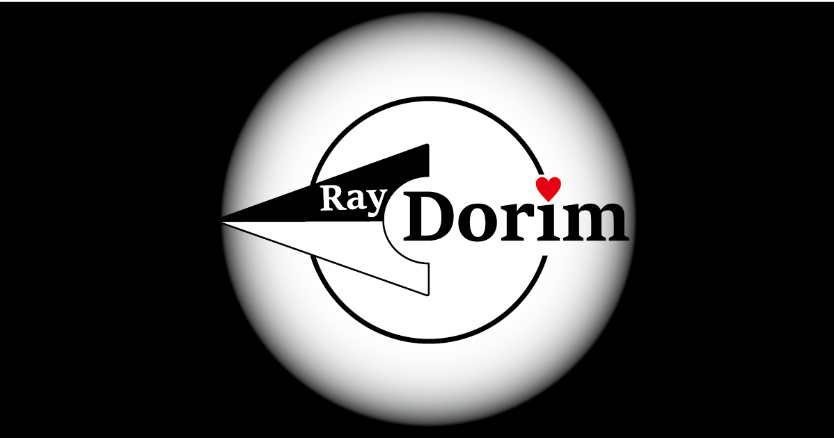 RayDorimのブランドロゴ（白）